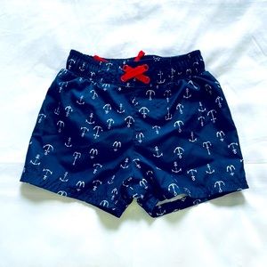 Kids toddler boy swim trunks like new size 18M